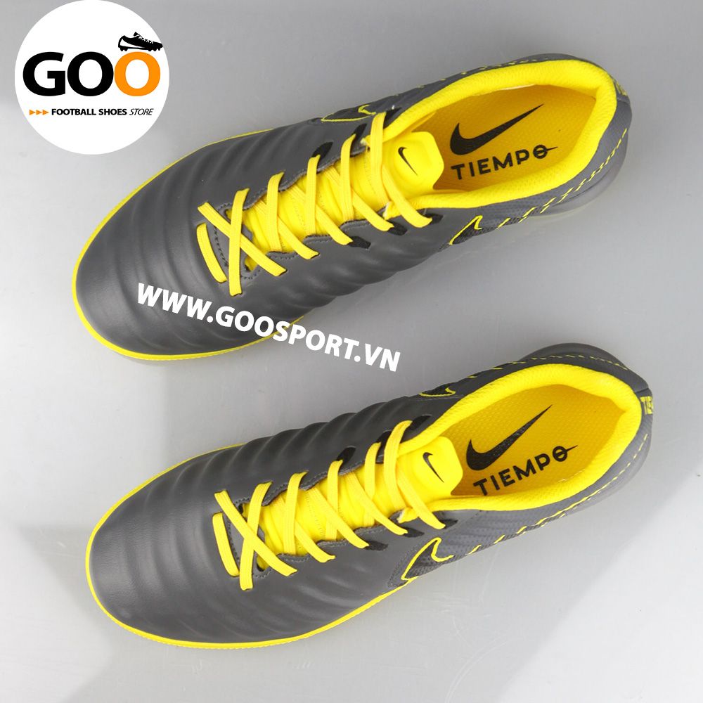 Nike Tiempo 7 TF xám vàng