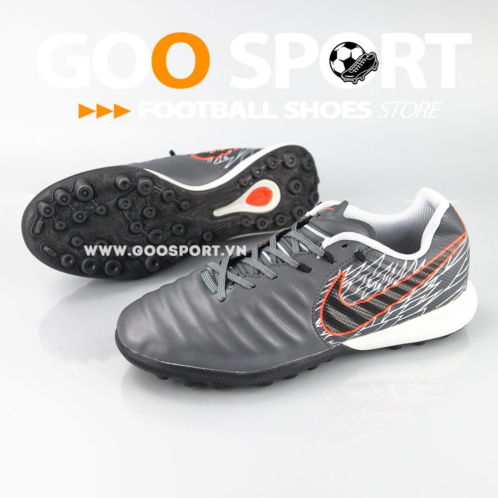 Nike Tiempo 7 TF xám đen