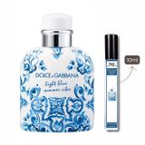 Nước hoa nam Light Blue Summer Vibes Pour Homme 10ml