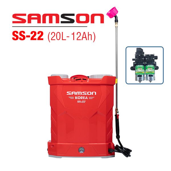 Bình xịt điện SAMSON SS-22 (Bơm đôi - 20L - 12AH)