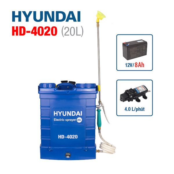 Bình xịt điện HYUNDAI HD-4020 (20L, 8AH)