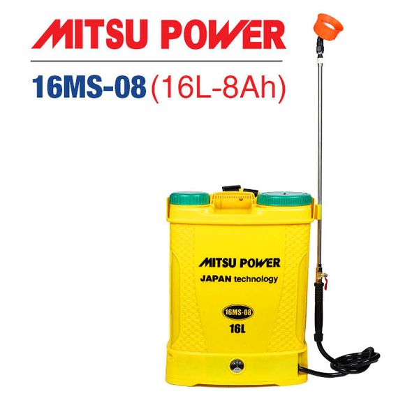 Bình xịt điện MITSU POWER 16MS-08 (16L, 8AH)