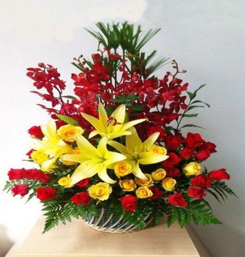 Giỏ hoa Chúc mừng 395