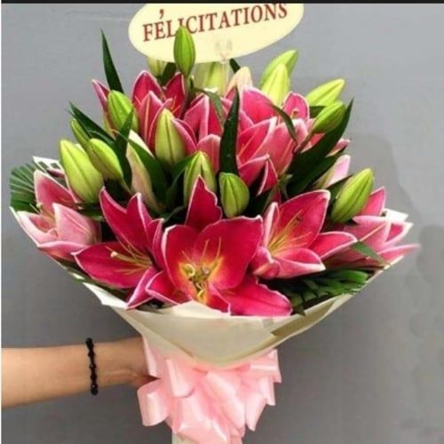 Bó Hoa Ly Hồng 1028