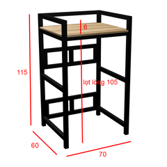 Kệ Máy Giặt, Máy Sấy Đa Năng KMG 1005 ( Sắt hộp 2.5 x 2.5)