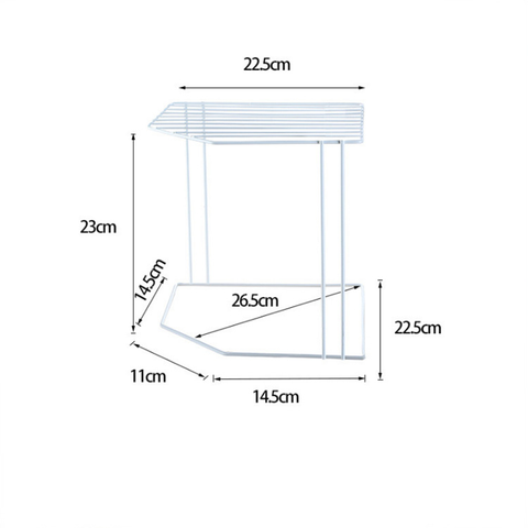 Kệ Để Góc Đựng Chén Bát PK - 211