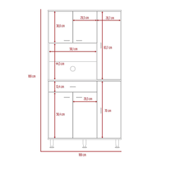 Kệ tủ lưu trữ đồ đa năng Huzy KG 5036