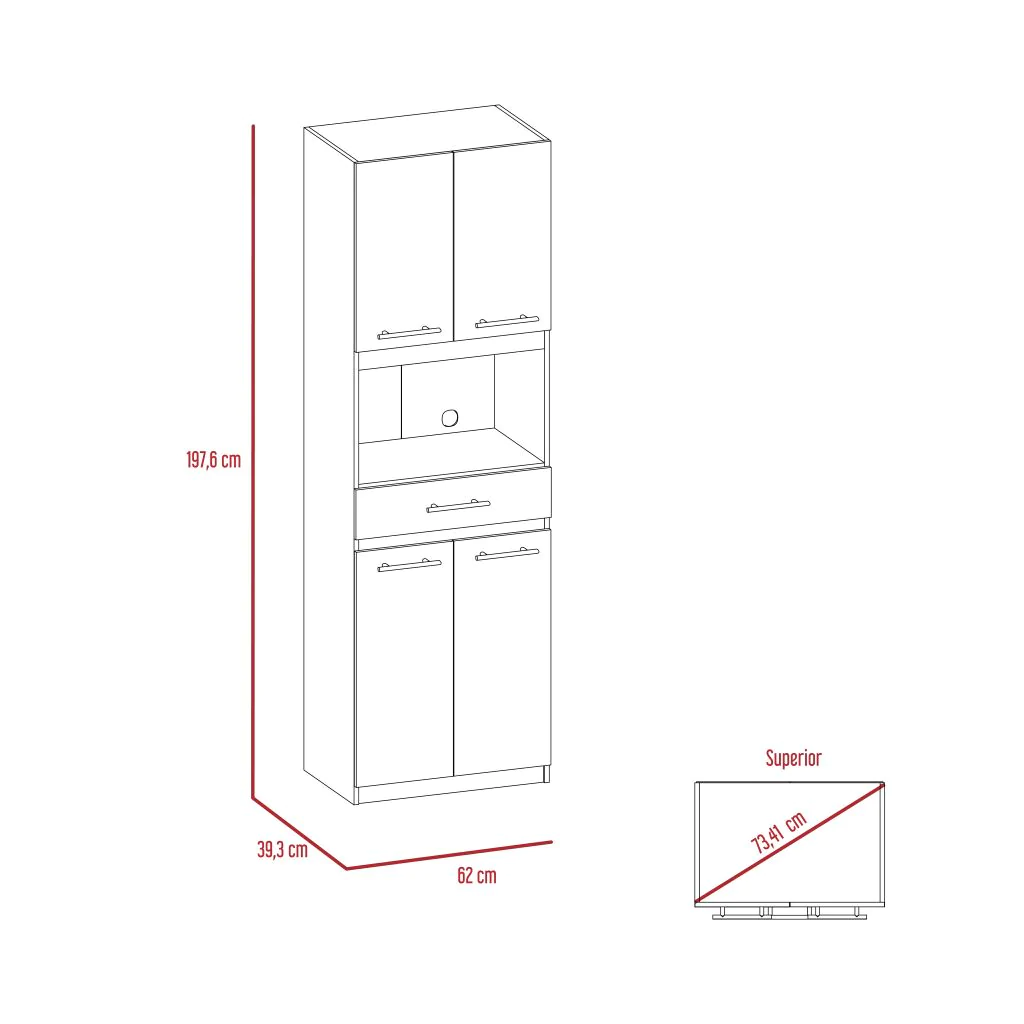 Tủ kệ để lò vi sóng Delfi KG 5011