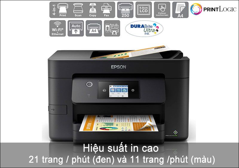 Cho thuê máy in màu Epson WF-3820 - A4
