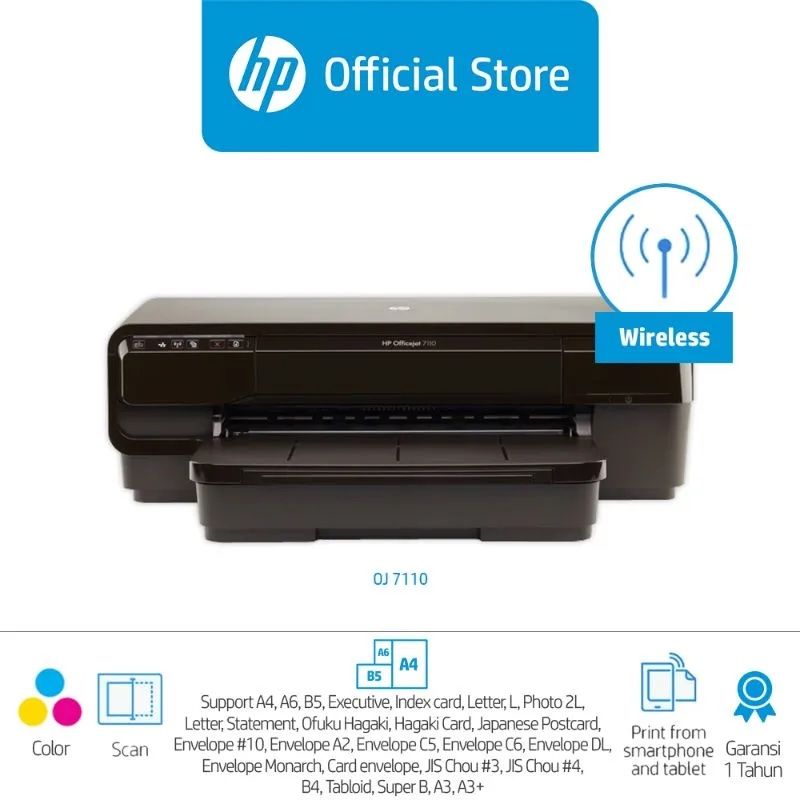 Cho Thuê Máy In Màu HP Officejet 7110 - A3