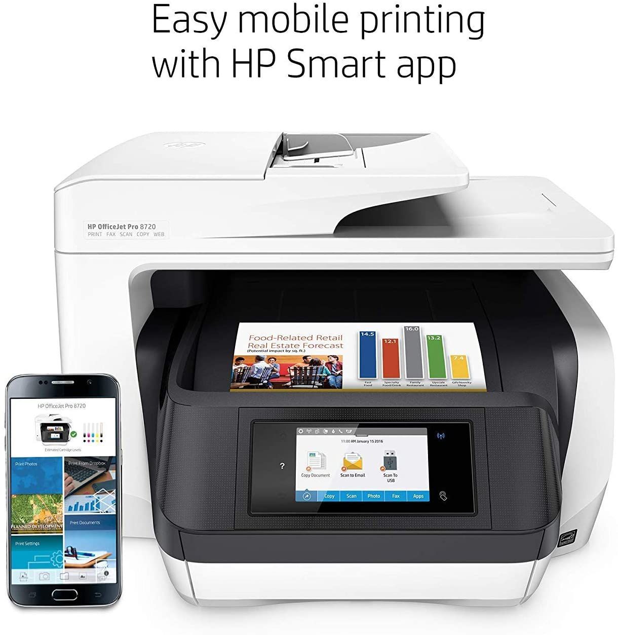 Cho Thuê Máy In Màu HP Officejet Pro 8720 - A4