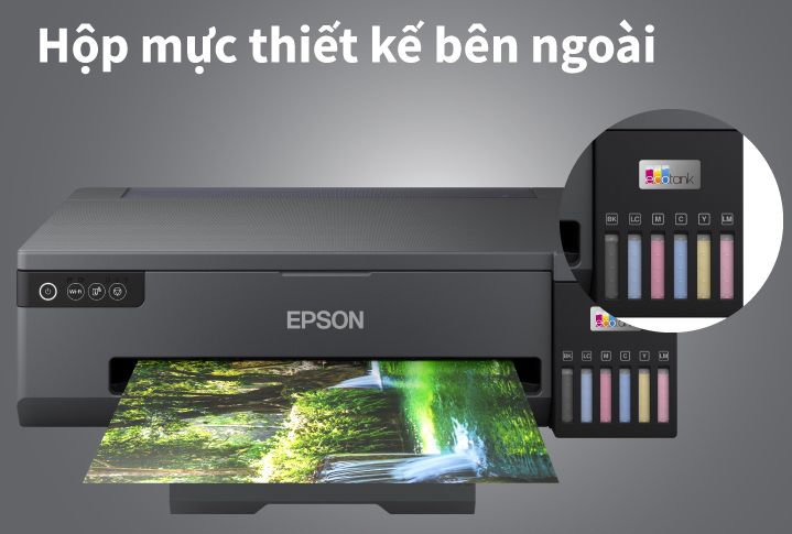  Cho thuê máy in phun màu Epson EcoTank L8050 - A4 