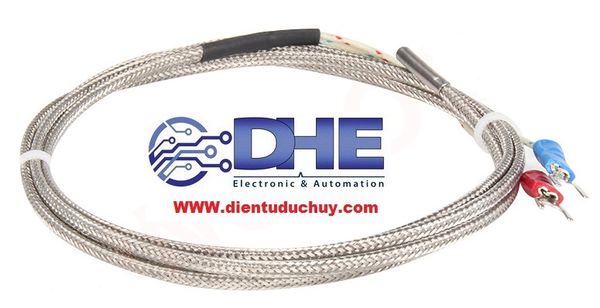 BỘ 2 ĐẦU DÒ NHIỆT ĐỘ LOẠI K CHO MÁY IN 3D,  0 ~ 600 ĐỘ K,  3 X 15MM X 1M