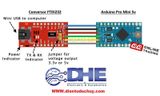 MODULE CHUYỂN ĐỔI UART - TTL SỬ DỤNG CHIP FT232RL - 3.3V HOẶC 5V