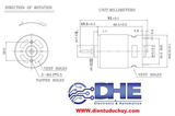 MOTOR 775 CÔNG SUẤT TỐI ĐA 150W,  ĐIỆN ÁP 12V-24V, DÒNG TẢI 6A