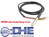 Dây cảm biến nhiệt độ DS18B20, bọc kim loại đầu do, dây dài 1m