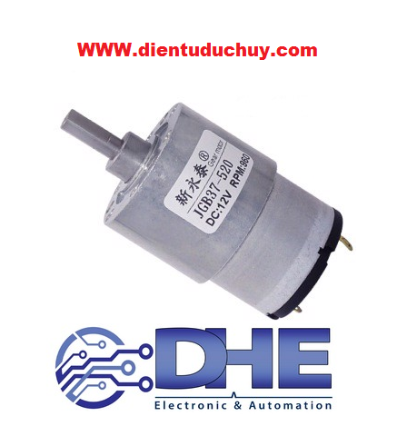 JGB37-520 ĐỘNG CƠ GIẢM TỐC 12V - 160 RPM