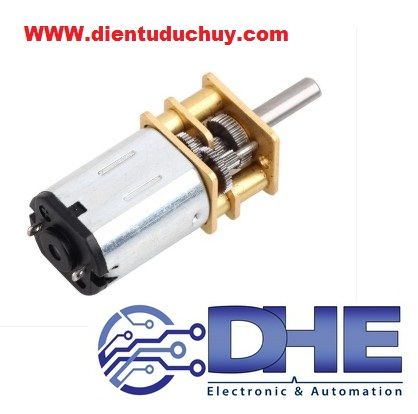 Động cơ GA12-N20 - Tốc độ 200 rpm Điện áp 12V