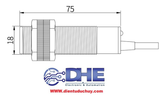 E3F-DS300C1 CẢM BIẾN VẬT CẢN HỒNG NGOẠI , KHOẢNG CÁCH PHÁT HIỆN 3M , 6-36VDC, NPN, THƯỜNG MỞ NO, CHỐNG NHIỄU TỐT