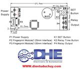 R307 + K202 (CẢM BIẾN NHẬN DẠNG VÂN TAY QUANG HỌC R307 + MẠCH GIẢI MÃ VÀ ĐIỀU KHIỂN VÂN TAY K202)