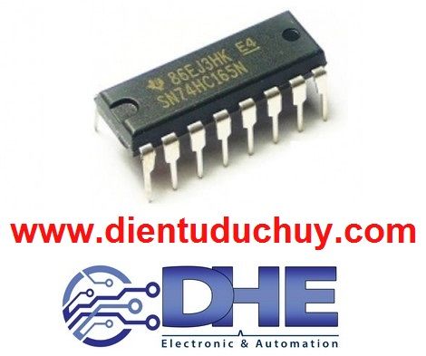 74HC165N (Thanh ghi dịch 8bit - Input)