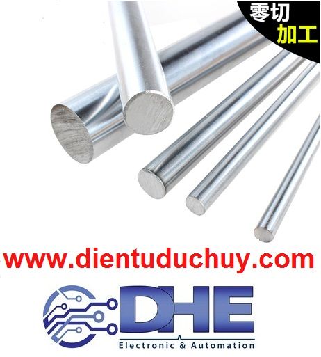 Trục thép tròn 7mm - Dài 100cm (Vật liệu Inox 304)