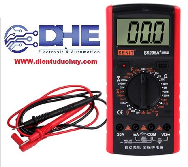 VOM - Đồng hồ đo vạn năng kỹ thuật số S9205A/DT-9205A
