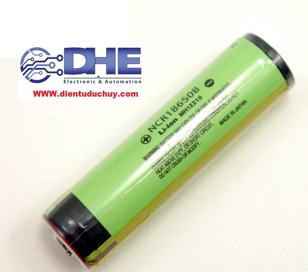 1 PIN SẠC 18650 PANASONIC ĐẦU LỒI NHẬP KHẨU CHẤT LƯỢNG CAO - DUNG LƯỢNG 100% ĐỦ 3400maH - 3.7V - DÒNG XẢ LIÊN TỤC 5A