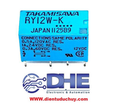 Relay RY12W - K TAKAMISAWA 8 chân - 12VDC  - MỚI 100%, CHÍNH HÃNG FUJITSU.