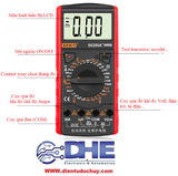 VOM - Đồng hồ đo vạn năng kỹ thuật số S9205A/DT-9205A