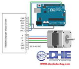 DRIVER MẠCH ĐIỀU KHIỂN ĐỘNG CƠ BƯỚC 4 AMPE - TB6600, ĐIỆN ÁP ĐẦU VÀO RỘNG 9 - 42VDC