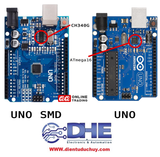Arduino UNO R3 – chip dán ATMEGA328P SMD_ chip USB CH340