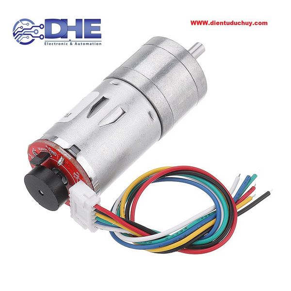 JGA25-370 ĐỘNG CƠ GIẢM TỐC 12VDC CÓ ENCODER 11 XUNG -TỐC ĐỘ 60RPM, 170 RPM, 1360RPM