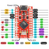 ARDUINO PROMICRO - SỬ DỤNG CHIP DÁN ATMEGA32U4 - ĐIỆN ÁP 5V - XUNG NHỊP 16MHZ