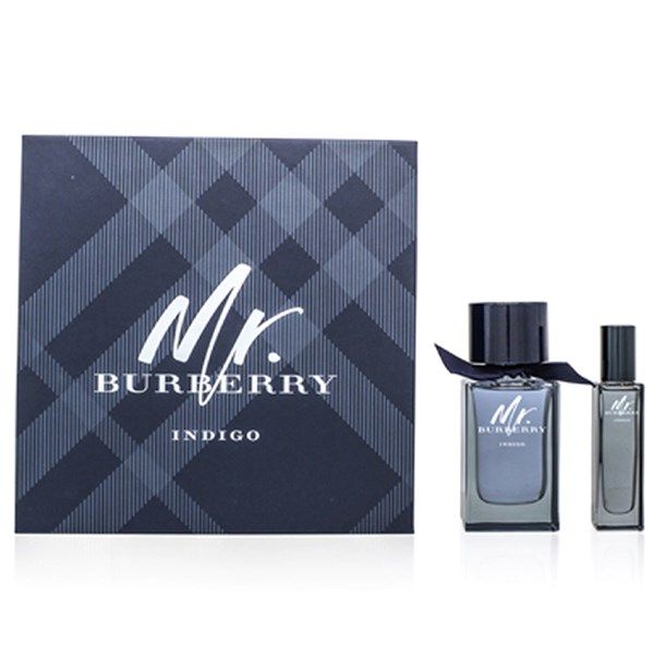  Gift Set Mr. Burberry Indigo 2pcs ( EDT 100ml & 30ml ) 