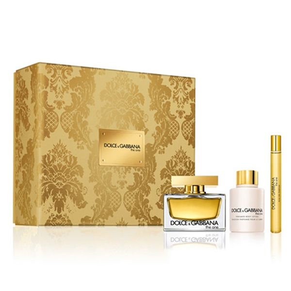  Gift Set Dolce & Gabbana The One Eau de Parfum for Woman 3pcs ( EDP 75ml & EDP 10ml & Body Lotion 100ml ) 