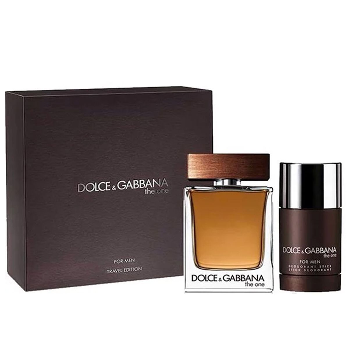  Gift Set Dolce & Gabbana The One Eau de Toilette for Men 2pcs ( EDT 100ml & Lăn khử mùi 70g ) 