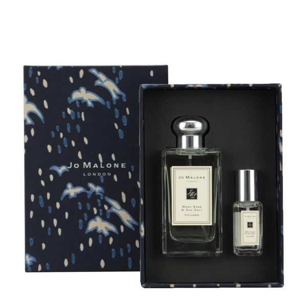  Gift Set Jo Malone London Wood Sage & Sea Salt Cologne 2pcs ( EDC 100ml & EDC 9ml ) 