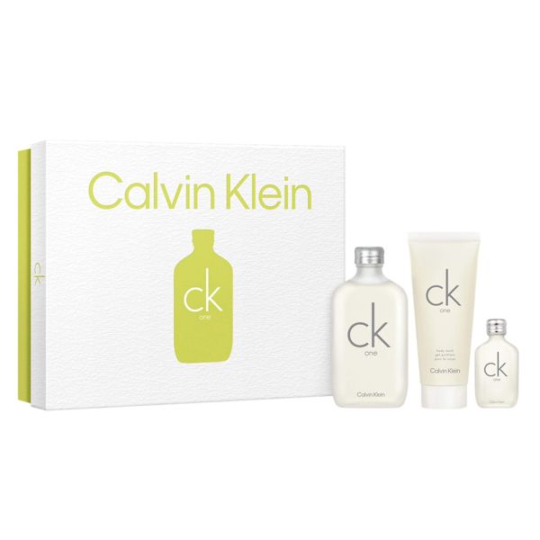  Gift set Calvin Klein CK one 3pcs (EDT 100ml & Body Wash 100ml & EDT 15ml) 