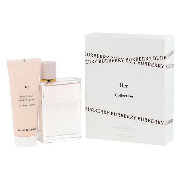  Gift Set Burberry Her 2pcs ( EDP 100ml & Body Lotion Dưỡng da 75ml ) 