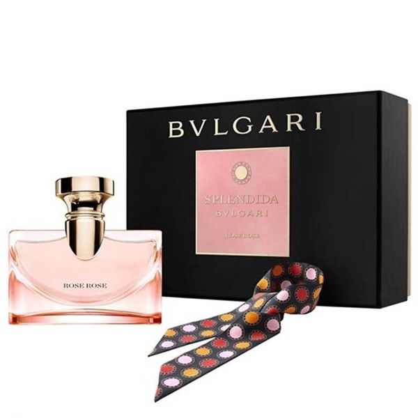  Gift Set Bvlgari Splendida Rose Rose Eau de Parfum 2pcs ( EDP 100ml & Silk Scarf ) 