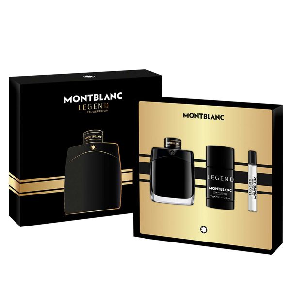  Gift Set Montblanc Legend Eau de Parfum 3pcs (EDP 100ml + EDP 7.5ml + Deodorant Stick 75g) 