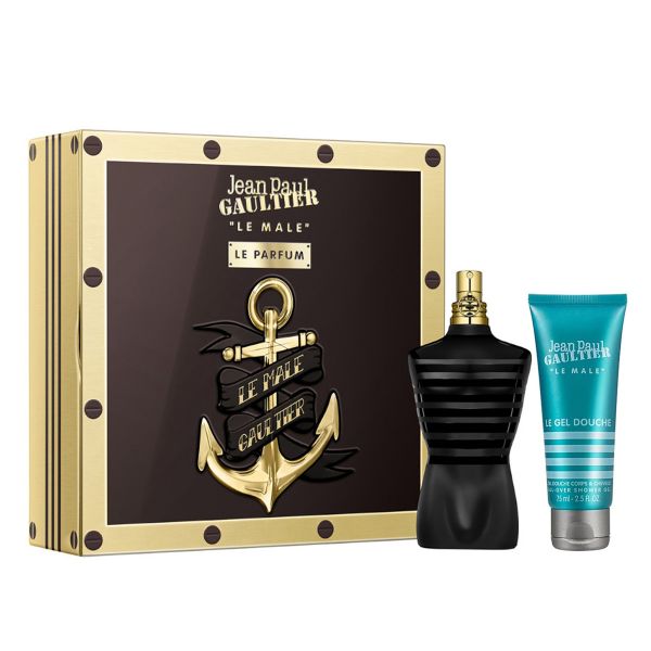  Gift Set Jean Paul Gaultier Le Male Le Parfum 2pcs ( EDP 125ml & Douche Gel 75ml ) 