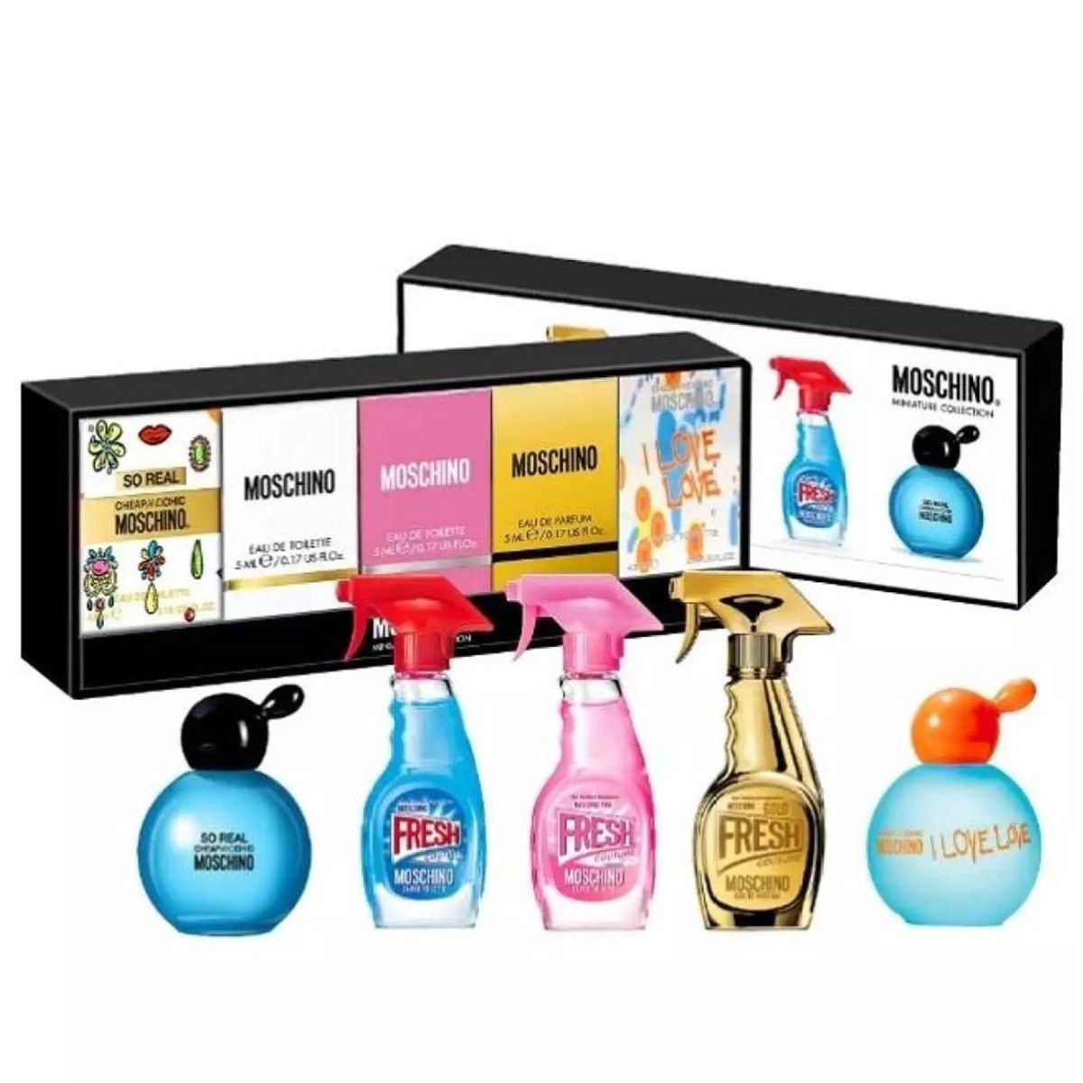  Moschino Miniature Collection For Women 5pcs 