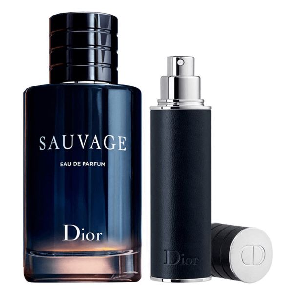 Gift Set Christian Dior Sauvage EDP 2pcs ( EDP 100ml & EDP 10ml )