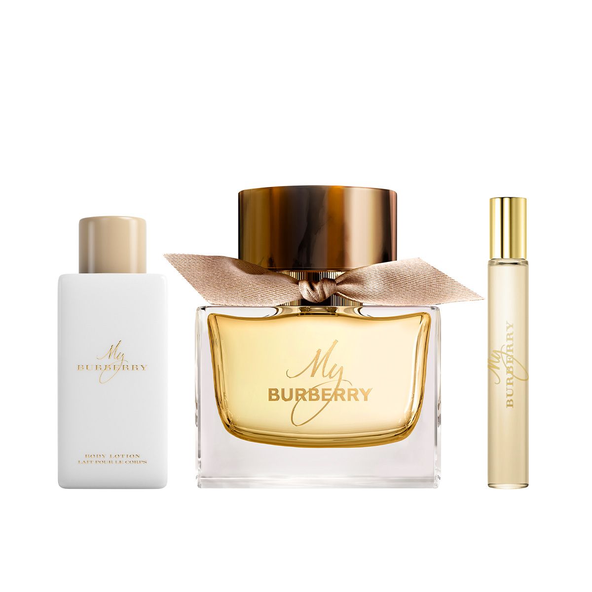  Gift Set My Burberry 3pcs ( EDP 90ml + Body Lotion Dưỡng Da 75ml + EDP 7,5ml ) 