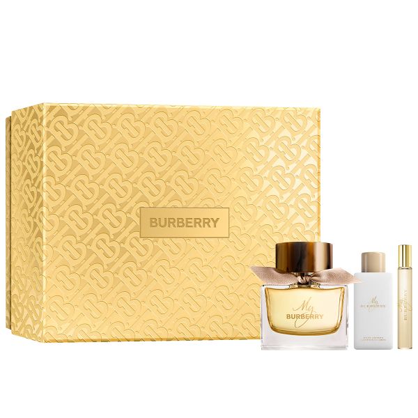  Gift Set My Burberry 3pcs ( EDP 90ml + Body Lotion Dưỡng Da 75ml + EDP 7,5ml ) 