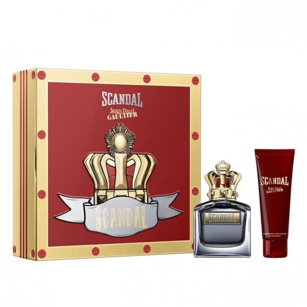 Gift Set Jean Paul Gaultier Scandal Pour Homme 2pcs ( EDT 100ml & Douche Gel 75ml )