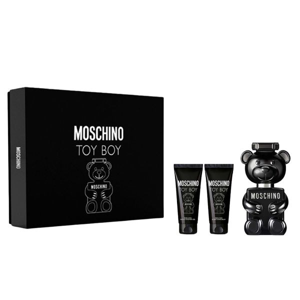  Gift Set Moschino Toy Boy 3pcs ( EDP 50ml & After Shave Balm 50ml & Shower Gel 50ml ) 