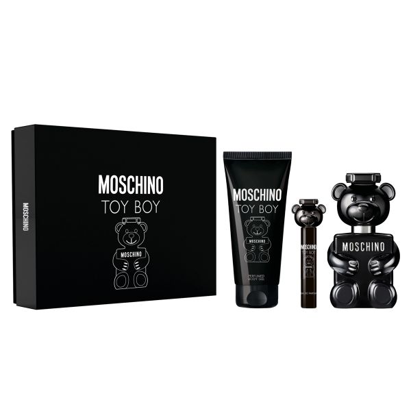 Gift Set Moschino Toy Boy 3pcs ( EDP 100ml + EDP 10ml + Shower Gel 100ml )